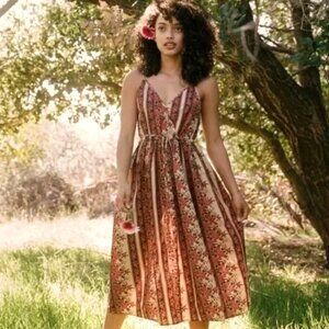 Christy Dawn The Lincoln Dress Blooming Garden Floral Print Size Medium Petite M